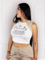 Blusa Estilo Crop Top The Hearts